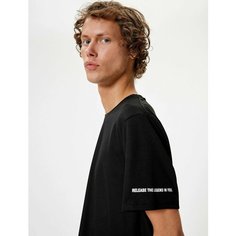 Футболка спортивная KOTON, размер S, черный