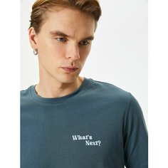 Футболка KOTON, размер XXL, серый