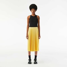 Юбка LACOSTE, размер TS, Желтый