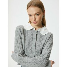Кардиган KOTON, размер XS, , серый