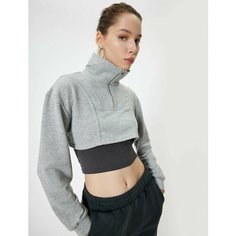 Свитшот KOTON, размер XS, , серый