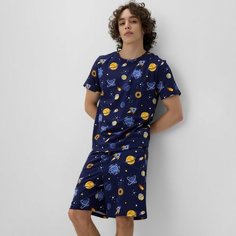 Пижама Kaftan, размер 48, чёрный