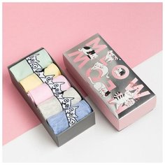 Носки Kaftan, комплект, 5 пар, размер 35/38, разноцветный