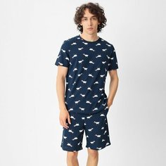 Пижама Kaftan, размер 52, синий