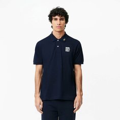 Поло LACOSTE, размер T3, темно-синий