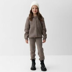 Толстовка Minaku, размер 134, коричневый