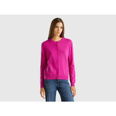 Кардиган UNITED COLORS OF BENETTON, размер S, , фуксия