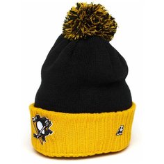 Шапка Atributika & Club Pittsburgh Penguins, размер 55-58, черный