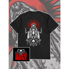 Футболка Death to Mortals, размер L, чeрный