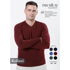 Пуловер Kolizei, размер M, , красный, бордовый