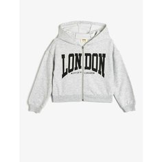 Толстовка KOTON, размер 7-8, серый