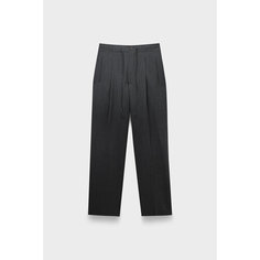 Брюки FRENKEN waist washed trouser, размер 42, серый