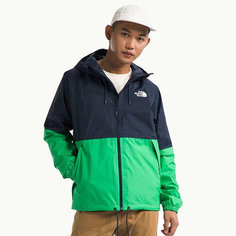 Куртка The North Face, размер XL (52-54), синий/зеленый