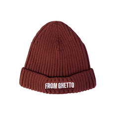 Шапка From Ghetto, размер One Size, бордовый