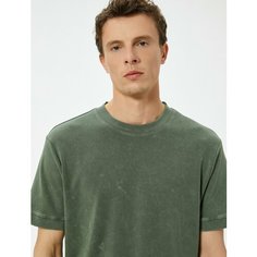 Футболка KOTON, размер XL, хаки