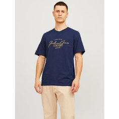 Футболка Jack & Jones, размер S, темно-синий