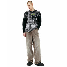 Лонгслив DIESEL T- Just, размер L, , чёрный
