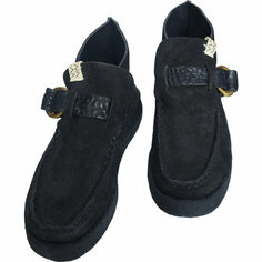 Мокасины Visvim Magoon, размер 9.5, черный