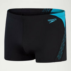 Плавки Speedo, размер 36, черный/голубой