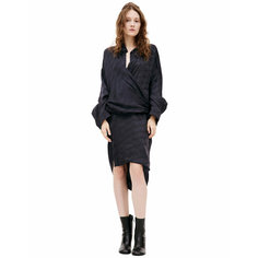Платье BALENCIAGA, размер 38, черный