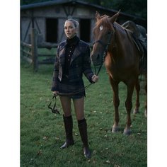 Юбка KOTON, размер 40, синий