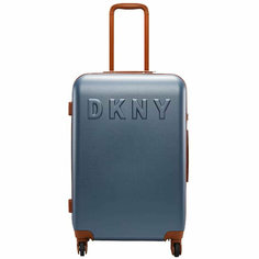 Чемодан DKNY, 58 л, синий