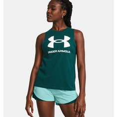 Майка Under Armour Rival Tank, размер S, темно-зеленый