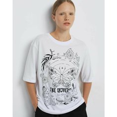 Футболка Gloria Jeans, размер XS (38-40), белый