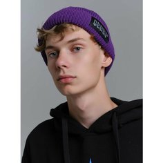 Шапка бини SEVERCLOTHING, размер 54-58, фиолетовый