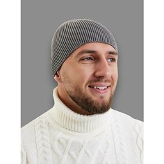 Шапка бини , размер 56-62, светло-серый Без бренда