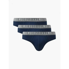 Трусы BIKKEMBERGS Classic, комплект из 3 шт., размер 2XL, синий