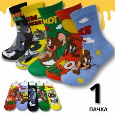 Носки , комплект, 5 пар, размер ONE SIZE, мультиколор не определен