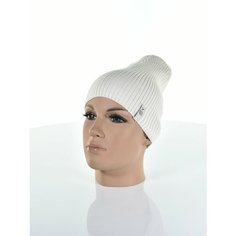 Шапка бини , размер 56/58, белый :PM