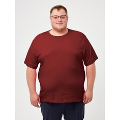 Футболка StarkCotton, размер 4XL, бордовый