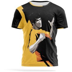 Футболка PANiN Brand, размер XXXL, горчичный, черный