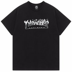 Футболка THRASHER, размер L, black