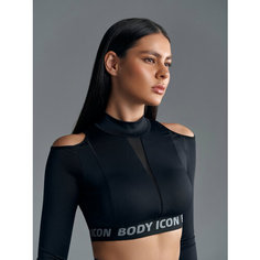 Лонгслив BODY ICON, размер 2XL, , черный..