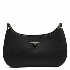 Сумка GUESS, фактура гладкая, черный