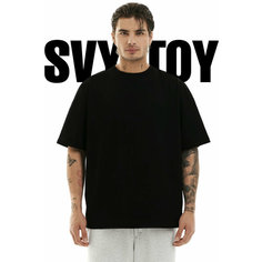 Футболка SVYATOY Футболка полуобъемная SVYATOY, размер L, черный 4