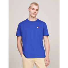 Футболка Tommy Jeans, размер S, ярко-синий