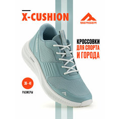 Кроссовки BERGER, размер 36, серый