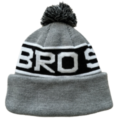 Шапка Bro Stuff BroStuff, размер One Size, серый/черный/белый
