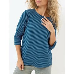 Футболка Peri Stils, 1 шт., размер 50, белый/бирюзовый