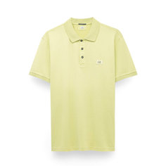 Поло C.P. COMPANY 70/2 mercerized jersey polo shirt, размер 52, Желтый
