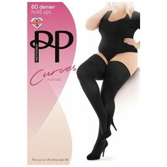 Чулки Pretty Polly, 60 den, размер XXXXL, черный