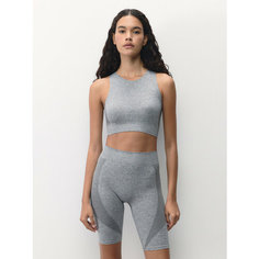 Топ Befree Sport, размер M/L/170, светло-серый меланж