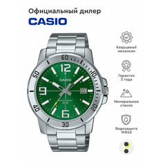 Наручные часы CASIO, зеленый