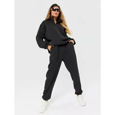 Костюм спортивный DZHARSTYLE, размер 50, черный