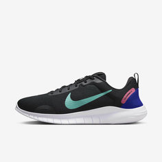 Кроссовки NIKE Flex Experience, размер 11 US, черный/зеленый/синий
