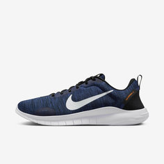 Кроссовки NIKE Flex Experience, размер 10 US, синий/белый/черный